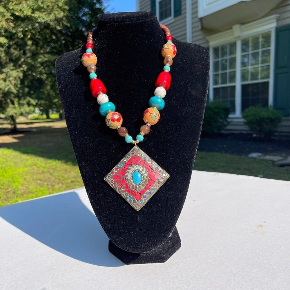 African Multi Colour Necklace